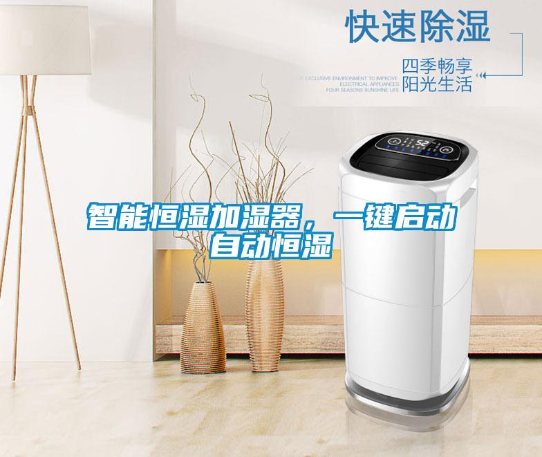 智能恒濕加濕器，一鍵啟動自動恒濕