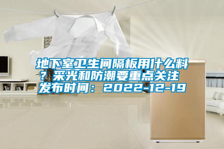 地下室衛(wèi)生間隔板用什么料？采光和防潮要重點(diǎn)關(guān)注 發(fā)布時(shí)間：2022-12-19