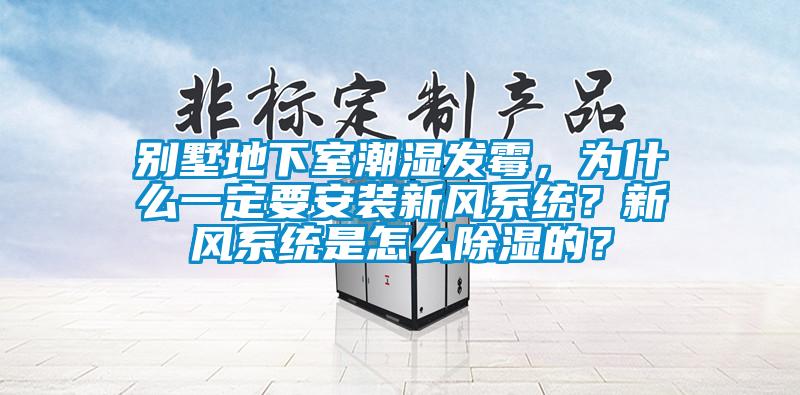 別墅地下室潮濕發(fā)霉，為什么一定要安裝新風(fēng)系統(tǒng)？新風(fēng)系統(tǒng)是怎么除濕的？