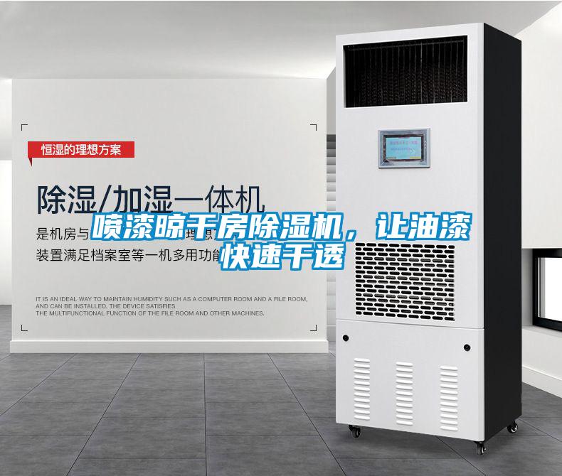 噴漆晾干房除濕機(jī)，讓油漆快速干透