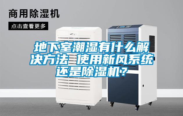 地下室潮濕有什么解決方法 使用新風系統(tǒng)還是除濕機？
