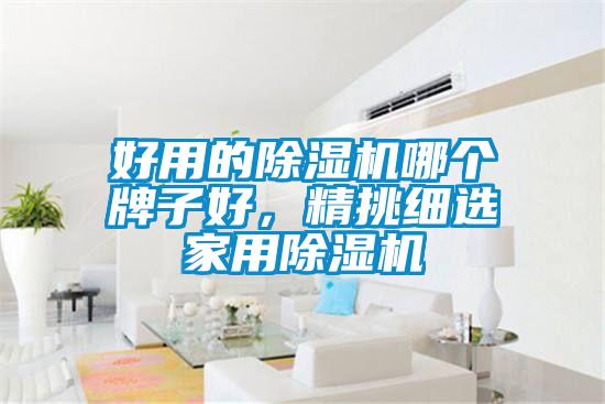 好用的除濕機(jī)哪個(gè)牌子好，精挑細(xì)選家用除濕機(jī)