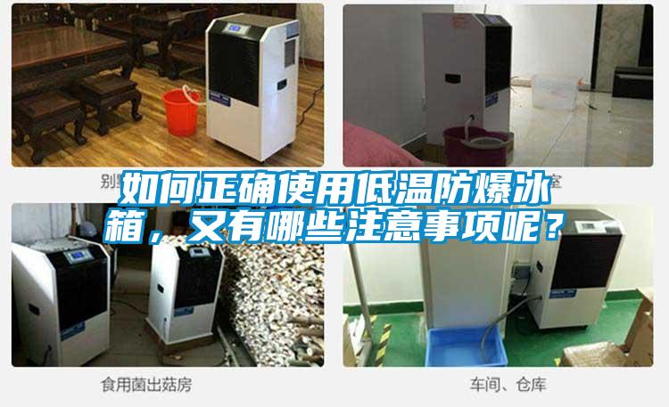 如何正確使用低溫防爆冰箱，又有哪些注意事項(xiàng)呢？