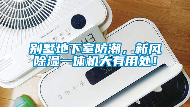 別墅地下室防潮，新風除濕一體機大有用處！