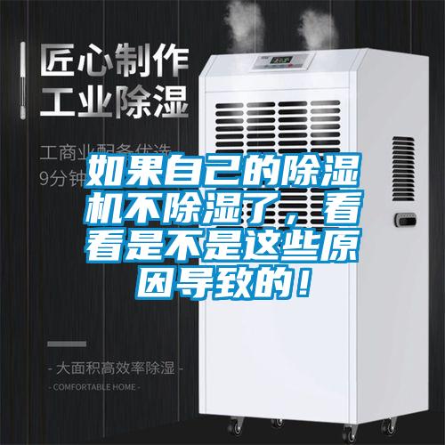 如果自己的除濕機(jī)不除濕了，看看是不是這些原因?qū)е碌模?></div>
								<div   id=