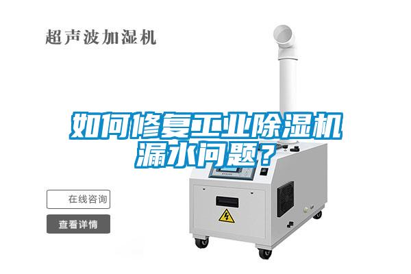 如何修復工業(yè)除濕機漏水問題？