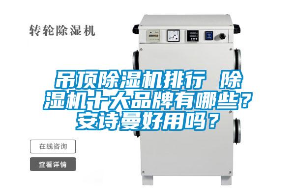 吊頂除濕機(jī)排行 除濕機(jī)十大品牌有哪些？安詩曼好用嗎？