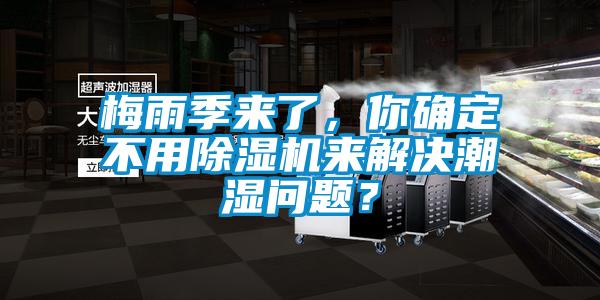梅雨季來了，你確定不用除濕機來解決潮濕問題？