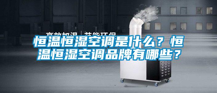恒溫恒濕空調(diào)是什么？恒溫恒濕空調(diào)品牌有哪些？