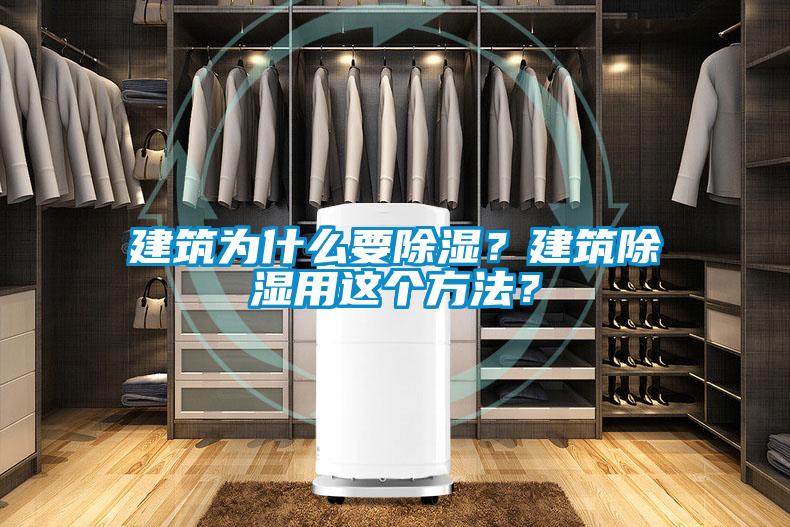 建筑為什么要除濕？建筑除濕用這個方法？