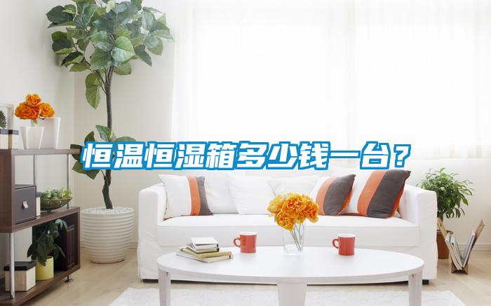 恒溫恒濕箱多少錢一臺(tái)？