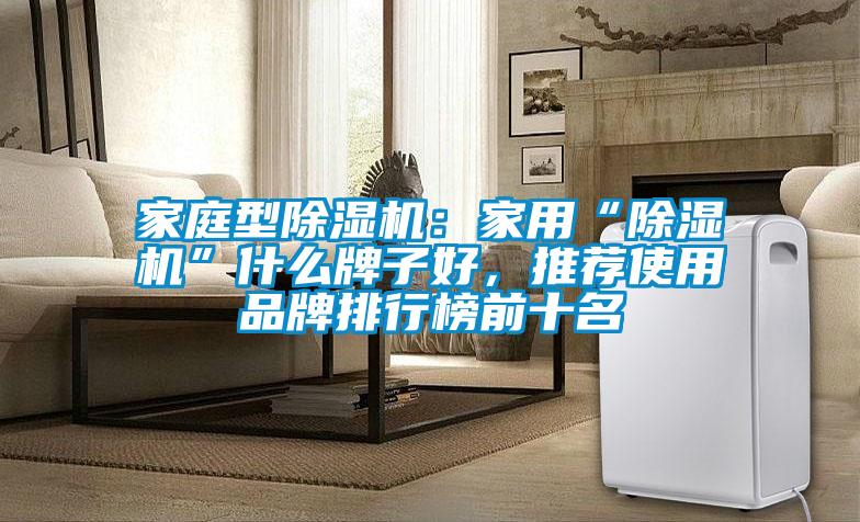 家庭型除濕機(jī)：家用“除濕機(jī)”什么牌子好，推薦使用品牌排行榜前十名