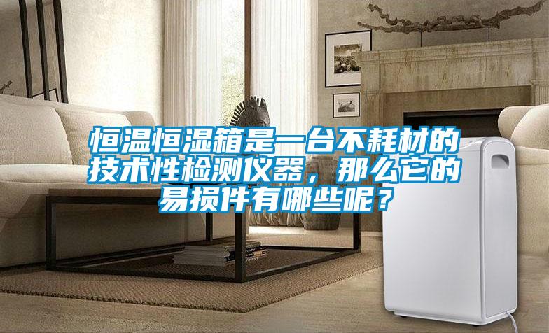 恒溫恒濕箱是一臺不耗材的技術性檢測儀器，那么它的易損件有哪些呢？