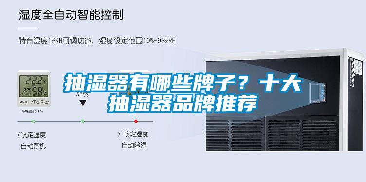 抽濕器有哪些牌子？十大抽濕器品牌推薦