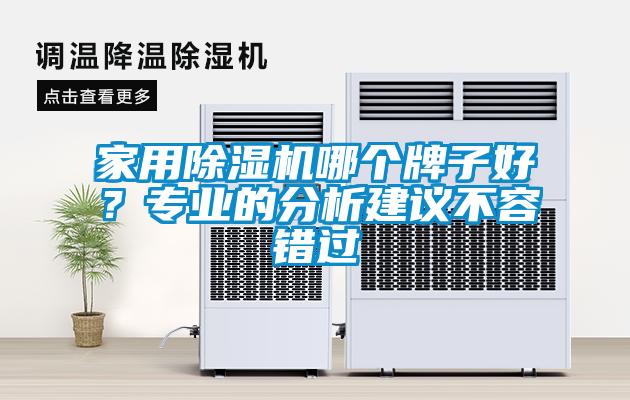 家用除濕機(jī)哪個(gè)牌子好？專業(yè)的分析建議不容錯(cuò)過