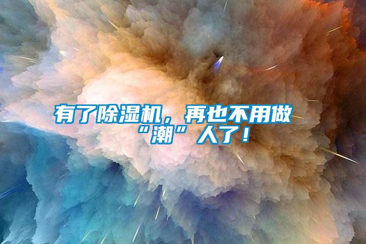 有了除濕機(jī)，再也不用做“潮”人了！