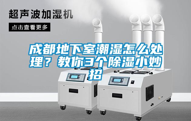 成都地下室潮濕怎么處理？教你3個除濕小妙招