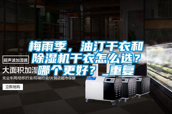 梅雨季，油汀干衣和除濕機干衣怎么選？哪個更好？_重復