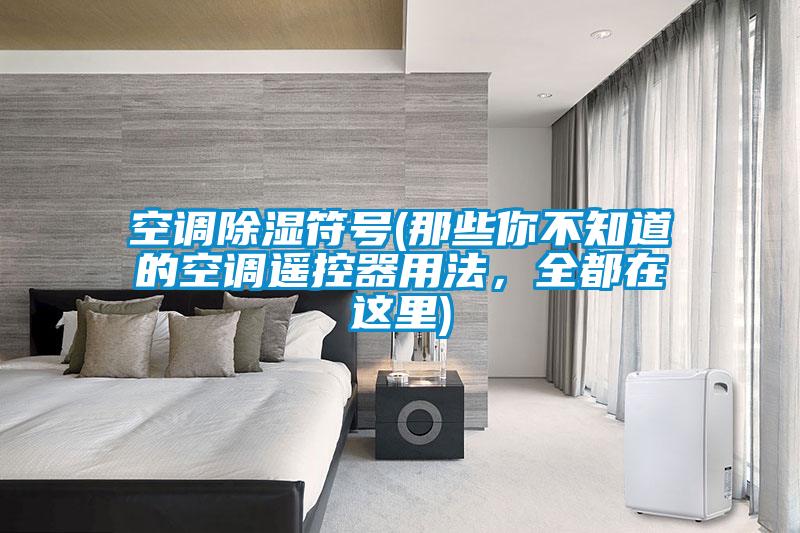 空調(diào)除濕符號(hào)(那些你不知道的空調(diào)遙控器用法，全都在這里)