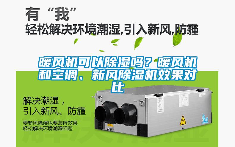 暖風(fēng)機(jī)可以除濕嗎？暖風(fēng)機(jī)和空調(diào)、新風(fēng)除濕機(jī)效果對(duì)比