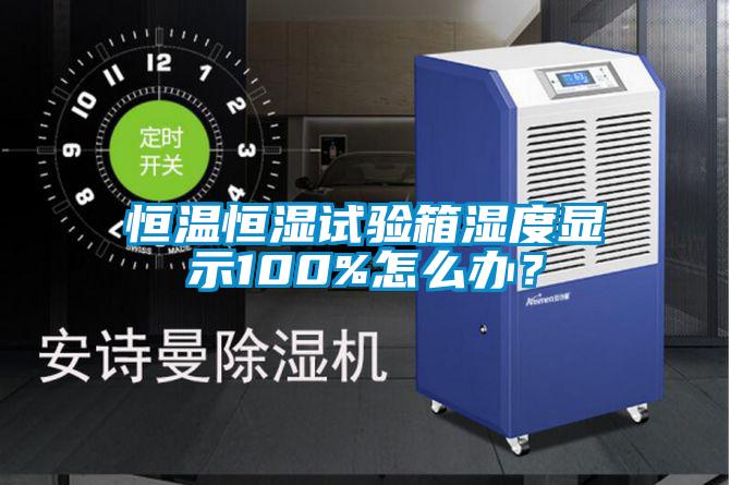 恒溫恒濕試驗箱濕度顯示100%怎么辦？