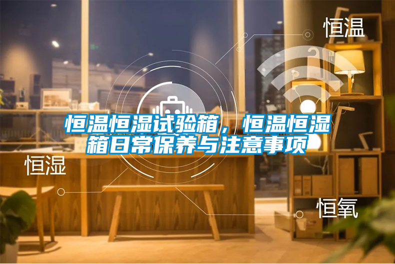 恒溫恒濕試驗箱，恒溫恒濕箱日常保養(yǎng)與注意事項