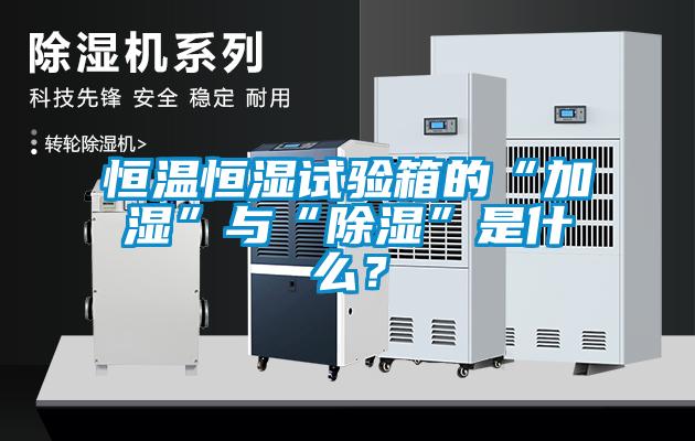 恒溫恒濕試驗(yàn)箱的“加濕”與“除濕”是什么？