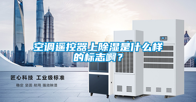 空調(diào)遙控器上除濕是什么樣的標志??？