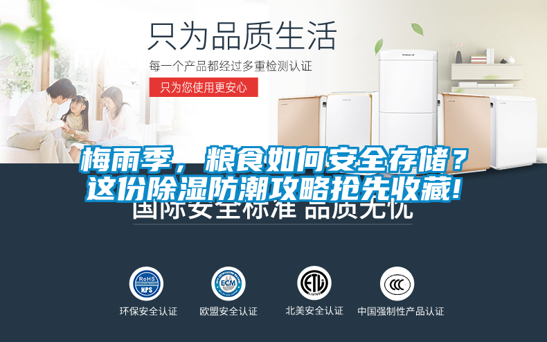 梅雨季，糧食如何安全存儲？這份除濕防潮攻略搶先收藏!