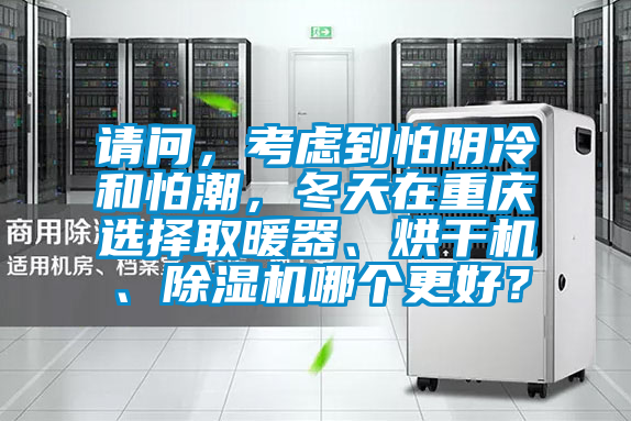 請問，考慮到怕陰冷和怕潮，冬天在重慶選擇取暖器、烘干機、除濕機哪個更好？
