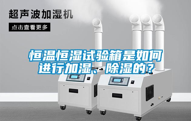恒溫恒濕試驗箱是如何進行加濕、除濕的？