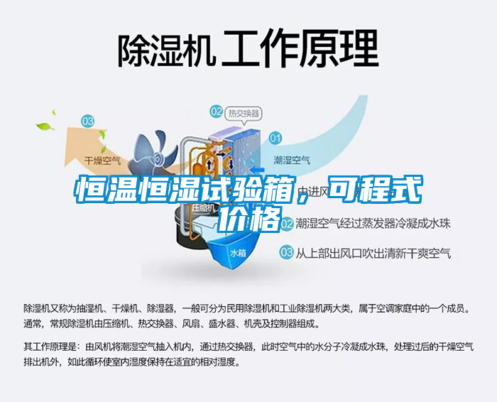 恒溫恒濕試驗箱，可程式價格