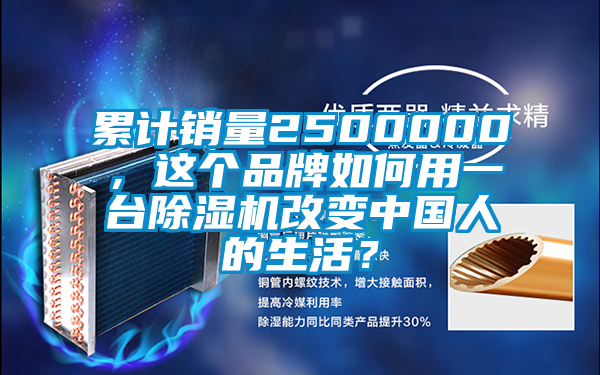 累計銷量2500000，這個品牌如何用一臺除濕機改變中國人的生活？