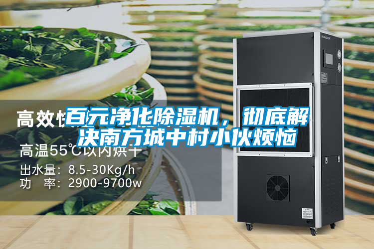 百元凈化除濕機(jī)，徹底解決南方城中村小伙煩惱