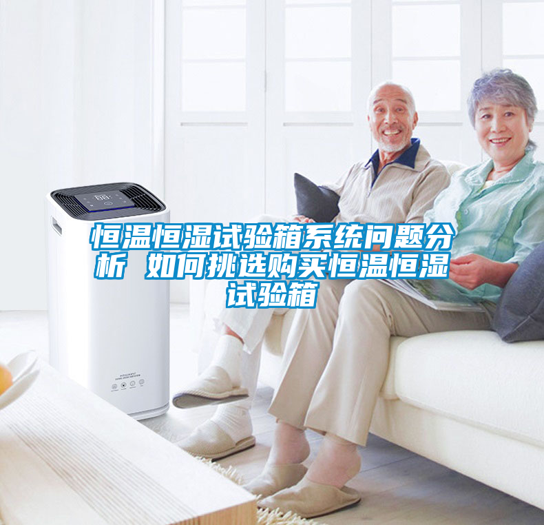 恒溫恒濕試驗(yàn)箱系統(tǒng)問題分析 如何挑選購(gòu)買恒溫恒濕試驗(yàn)箱