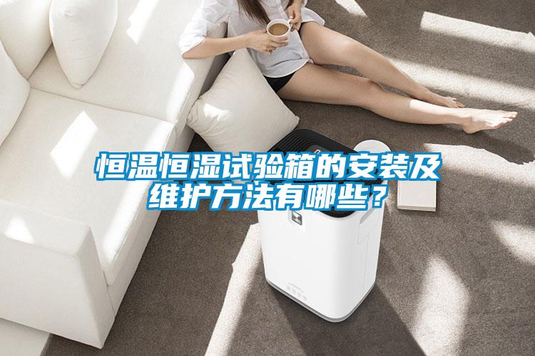 恒溫恒濕試驗(yàn)箱的安裝及維護(hù)方法有哪些？