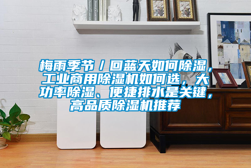 梅雨季節(jié)／回藍天如何除濕，工業(yè)商用除濕機如何選，大功率除濕、便捷排水是關鍵，高品質除濕機推薦