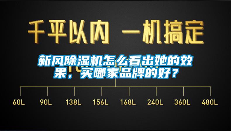新風除濕機怎么看出她的效果，買哪家品牌的好？