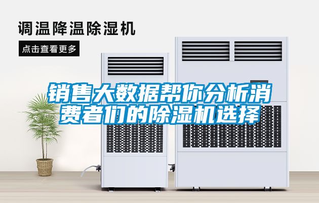銷售大數(shù)據(jù)幫你分析消費者們的除濕機(jī)選擇