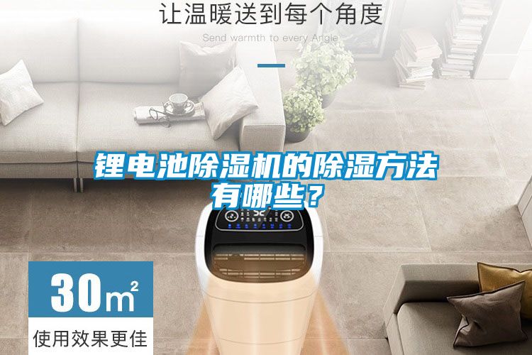 鋰電池除濕機(jī)的除濕方法有哪些？