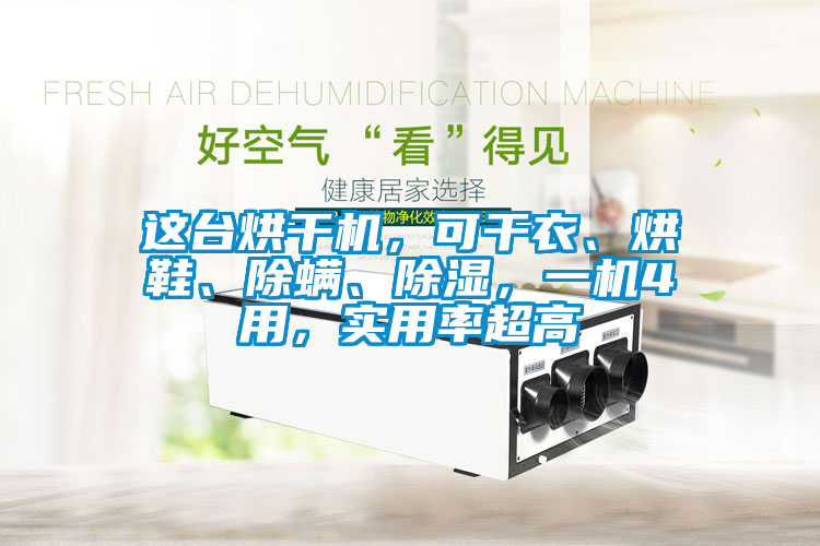 這臺(tái)烘干機(jī)，可干衣、烘鞋、除螨、除濕，一機(jī)4用，實(shí)用率超高