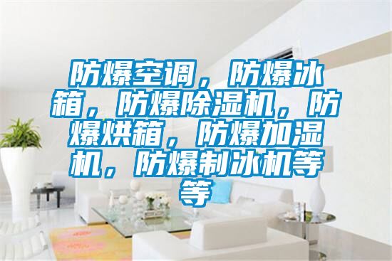 防爆空調(diào)，防爆冰箱，防爆除濕機，防爆烘箱，防爆加濕機，防爆制冰機等等