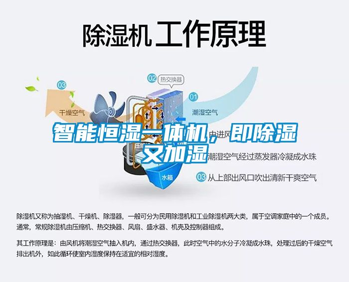 智能恒濕一體機，即除濕又加濕