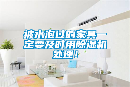 被水泡過的家具一定要及時用除濕機處理！