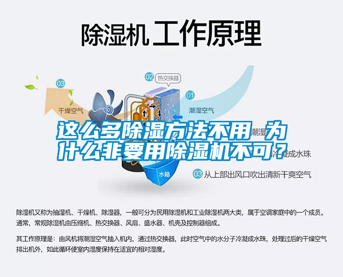 這么多除濕方法不用 為什么非要用除濕機(jī)不可？
