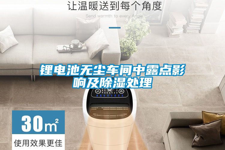 鋰電池?zé)o塵車(chē)間中露點(diǎn)影響及除濕處理