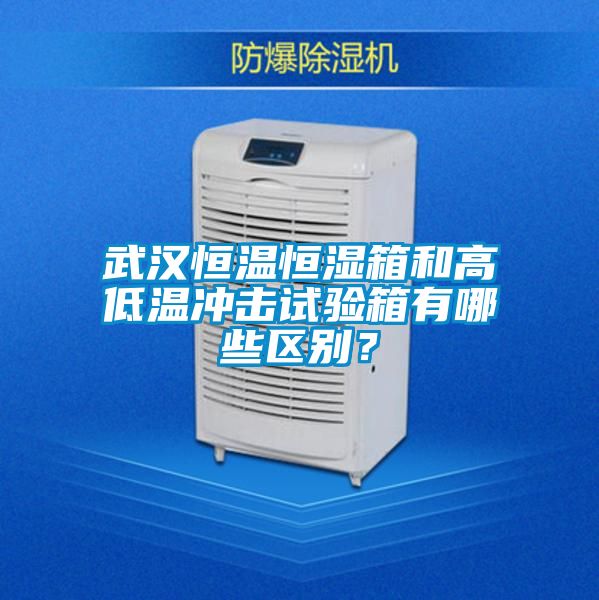 武漢恒溫恒濕箱和高低溫沖擊試驗(yàn)箱有哪些區(qū)別？