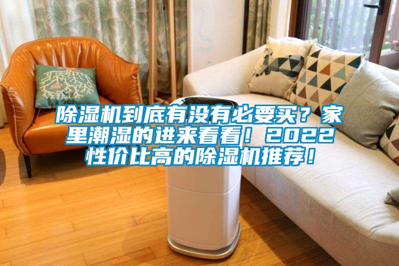 除濕機到底有沒有必要買？家里潮濕的進(jìn)來看看！2022性價比高的除濕機推薦！
