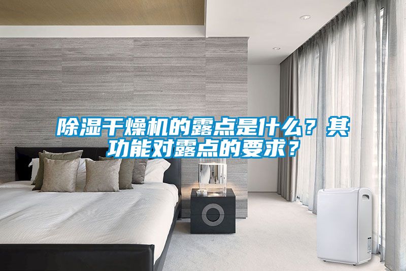 除濕干燥機(jī)的露點(diǎn)是什么？其功能對(duì)露點(diǎn)的要求？