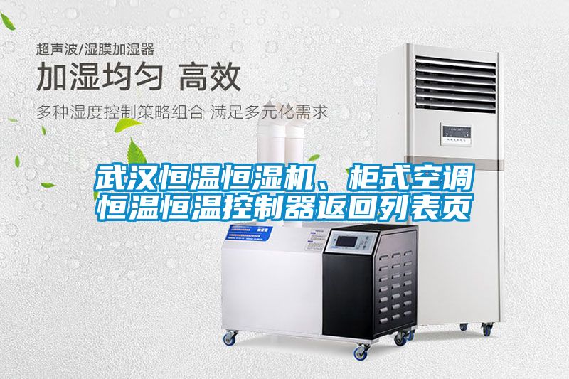 武漢恒溫恒濕機(jī)、柜式空調(diào)恒溫恒溫控制器返回列表頁